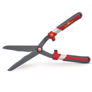 GREY HANDLE WAVED HEDGE SHEARS