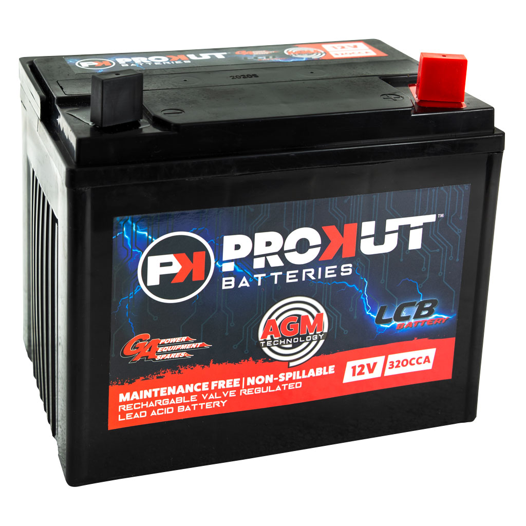 TRACTOR  ZTR BATTERY U1R MAINTENANCE FREE 320CCA