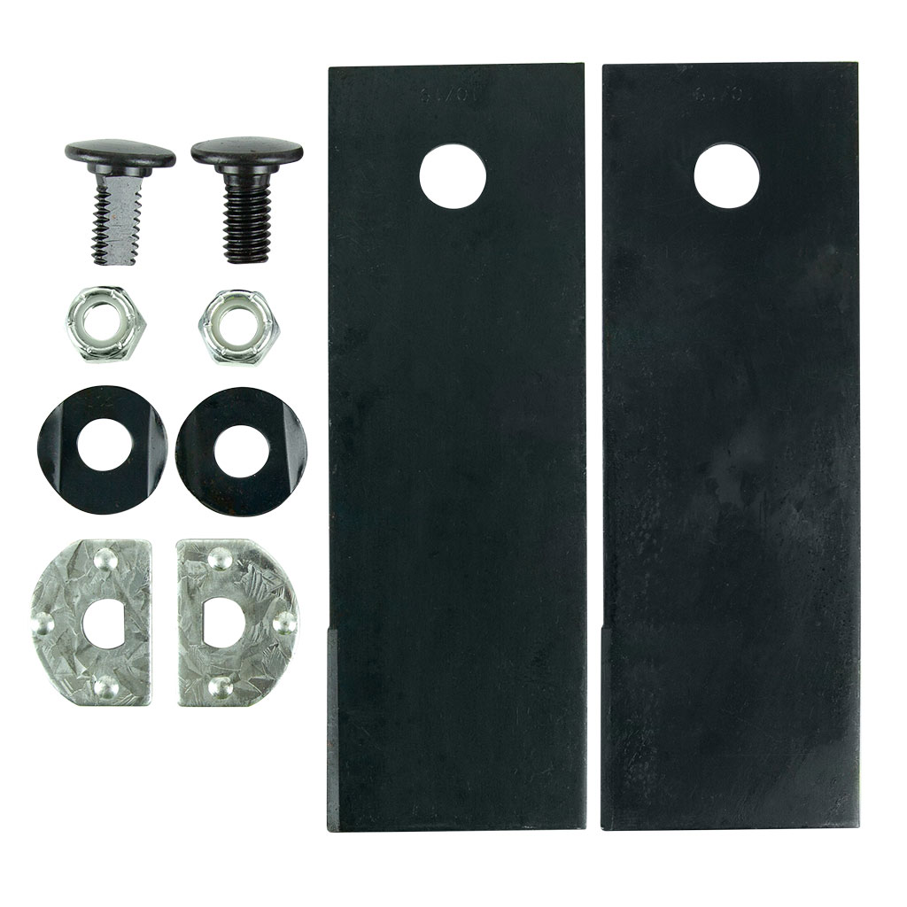 BIG BOB 21 STEEL BASE UTILITY SIDE DISCHRGE BLADE & BOLT SET