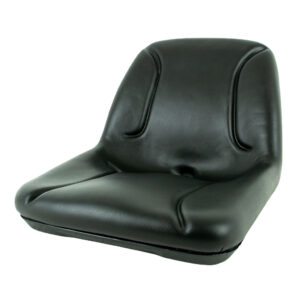 RIDE-ON SEAT BLACK 385H X 527D X 456W LOW BACK SUITS VARIOUS