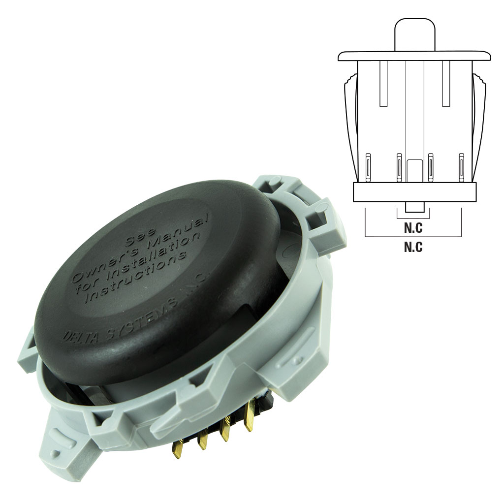 SEAT SAFETY SWITCH 4 PIN HUSQVARNA 424852 FABRICATED DECKS