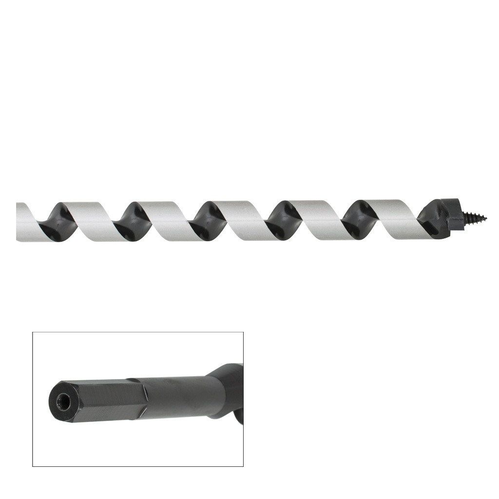 WOOD AUGER 1-18 (29MM) X 18 (457MM) L