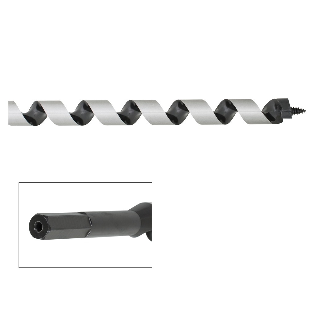 WOOD AUGER 1-14 (32MM) X 18 (457MM) L