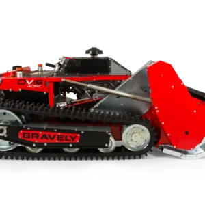 Close-up of Gravely Ovis 1000 Mower's Flail-Style Cutting Deck