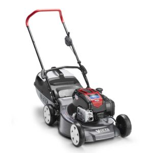Corvette 400 Lawn Mower with Red Handle, Briggs & Stratton Engine, and Adjustable Soft-Grip Handles