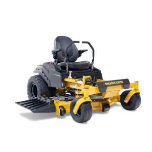 Hustler Raptor XDX 54 – front-right angle of heavy-duty zero turn mower for commercial use