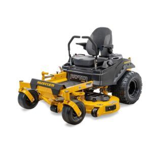Hustler Raptor XDX 54 mower with 54 inch deck – side angle | Kawasaki engine powered mower
