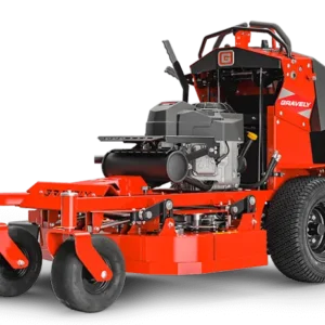 “Gravely Z-Stance 32 stand-on mower on display at Shepp City Garden Equipment Benalla Road Shepparton – book a free test drive today.”