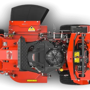 “Overhead image of Gravely Z-Stance 32 stand-on mower showing deck layout, controls and Hydro-Gear ZT-3100 drive system Shepparton.”